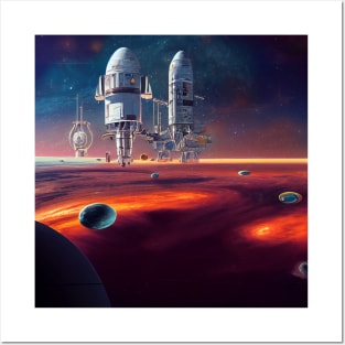 Interplanetary Spaceport Posters and Art